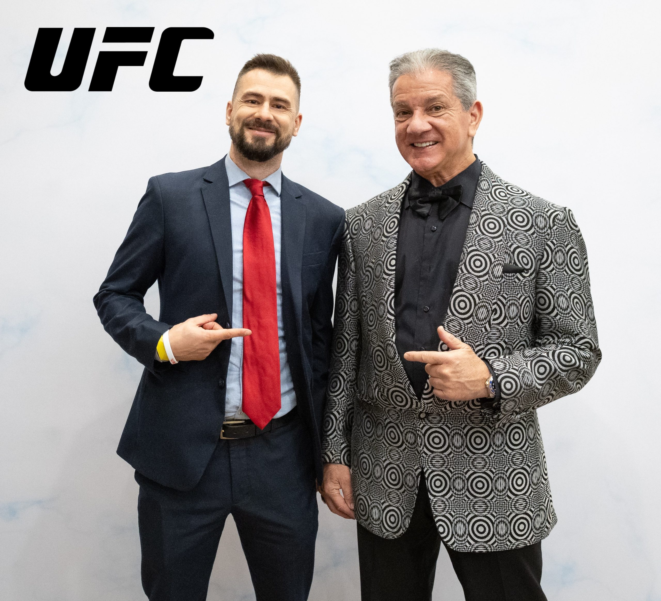 Joel Racine and Bruce Buffer