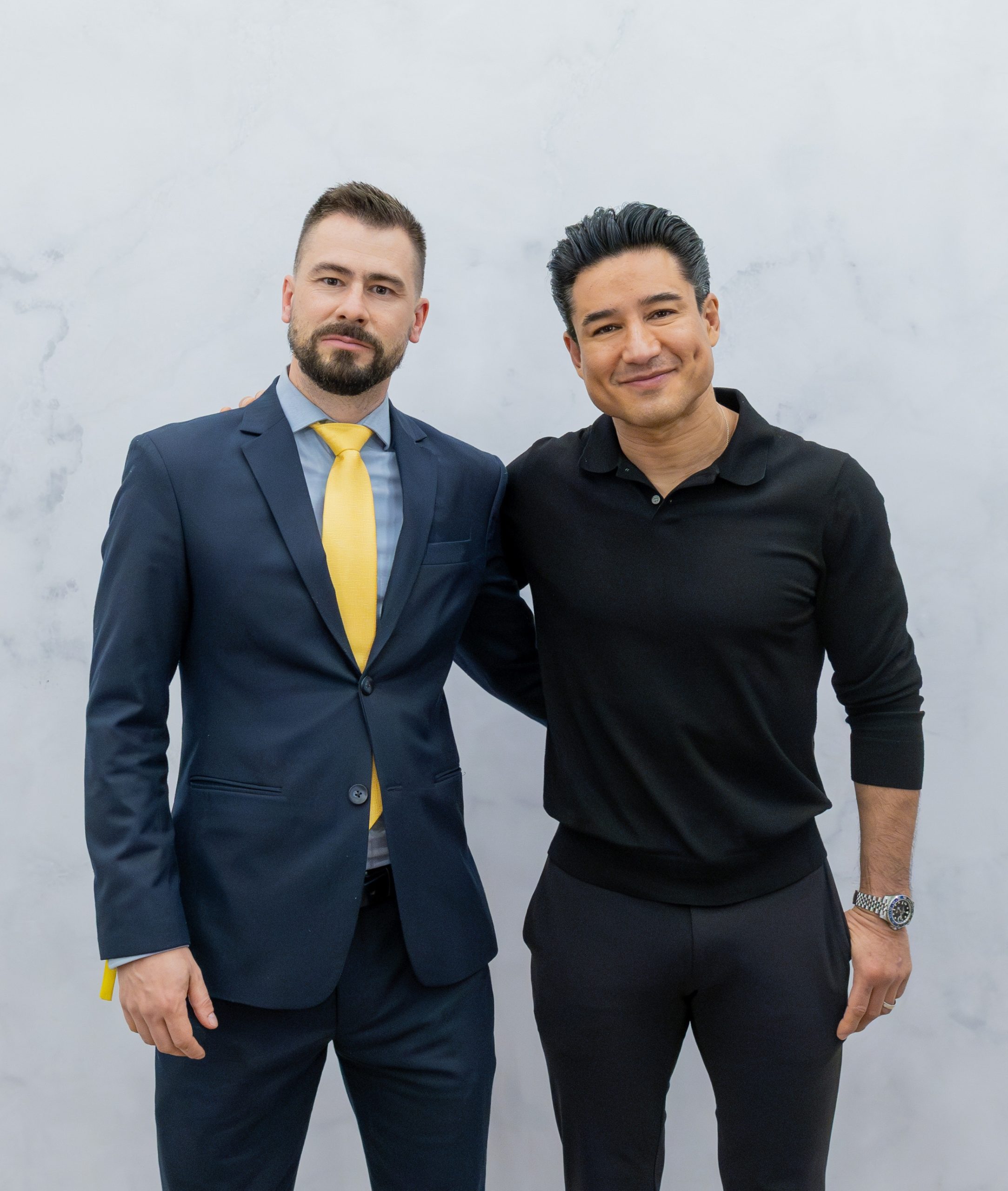 Joel Racine and Mario Lopez